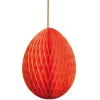 Osterdeko^DecoWoerner Wabenei , 50 Cm orange