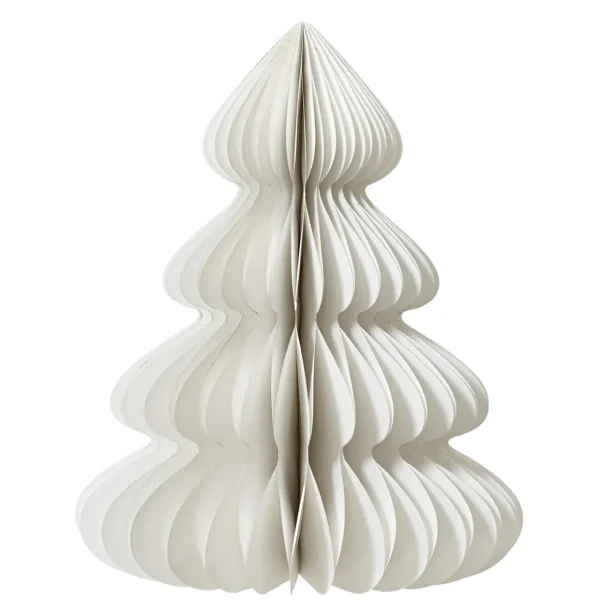 Weihnachtsfiguren^DecoWoerner Wabenpapier Deluxe Tannenbaum 60 Cm weiß