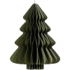 Winterdeko | Weihnachtsfiguren^DecoWoerner Wabenpapier Deluxe Tannenbaum 15 Cm grün