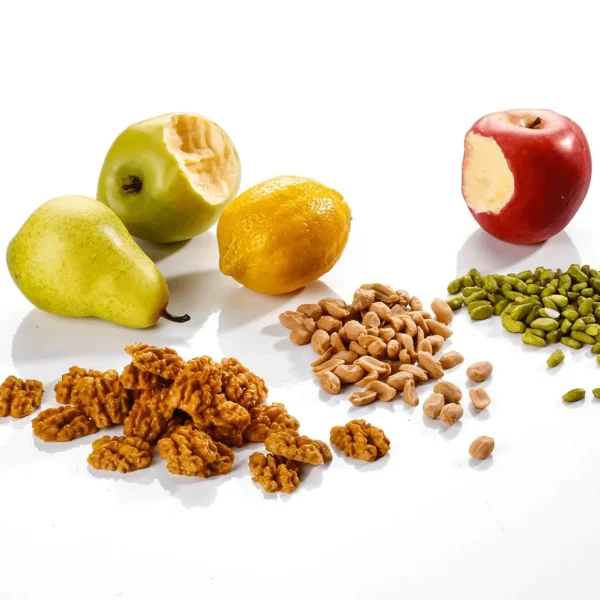 Obst & Früchte^DecoWoerner Walnuß-Kerne, Groß -Lebensmittel-Attrappe 100 G Beutel braun
