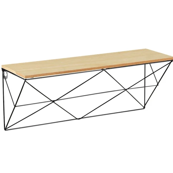 Naturdeko^DecoWoerner Wandregal 57 Cm Breit braun