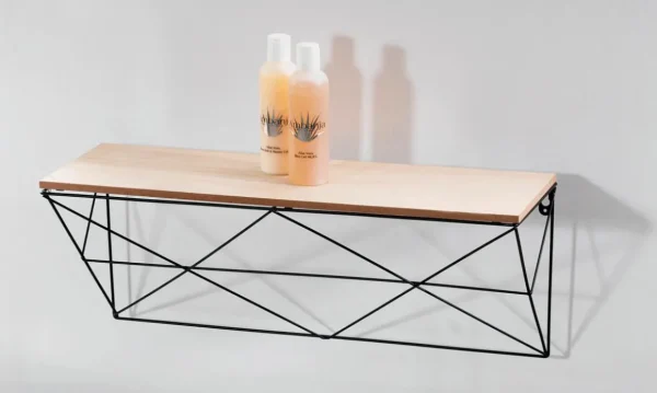 Naturdeko^DecoWoerner Wandregal 57 Cm Breit braun