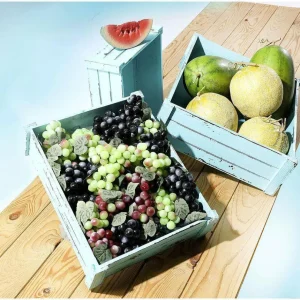 Obst & Früchte^DecoWoerner Wassermelonen Lebensmittelattrappe 16 Cm grün