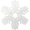 Winterdeko^DecoWoerner Watte Schneeflocke, 30 Cm Ø weiß