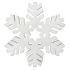 Winterdeko^DecoWoerner Watte Schneeflocke, 60 Cm Ø weiß