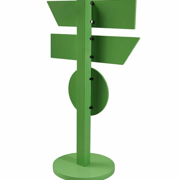 Sommerdeko^DecoWoerner Wegweiser "Veggie & Vegan" 80 Cm Hoch grün