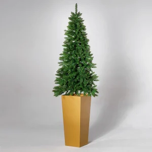 Künstliche Weihnachtsbäume^DecoWoerner Weihnachtbaumständer Vase, 90 Cm Hoch gold