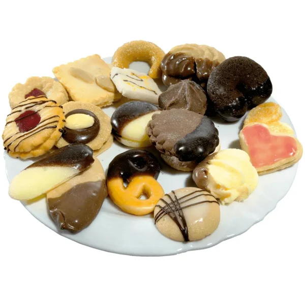 Brot & Kuchen^DecoWoerner Weihnachtsgebäck Kekse Lebensmittel-Attrappe braun