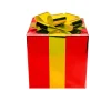 Weihnachtsfiguren | Xxl Weihnachtsdeko^DecoWoerner Weihnachtsgeschenk 40 Cm Mit Goldener Schleife rot