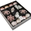 Weihnachtskugeln^DecoWoerner Weihnachtshänger-Mix Box 25 Stück 6 Cm Ø rosa