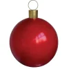 Xxl Weihnachtsdeko^DecoWoerner Weihnachtskugel, 150 Cm Ø, rot