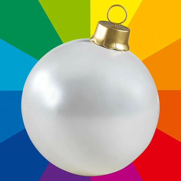 Xxl Weihnachtsdeko^DecoWoerner Weihnachtskugel 60 Cm Ø, Wunschfarbe