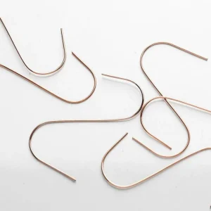 Weihnachtskugeln^DecoWoerner Weihnachtskugel Aufhänger Kupfer, 100 Stück braun