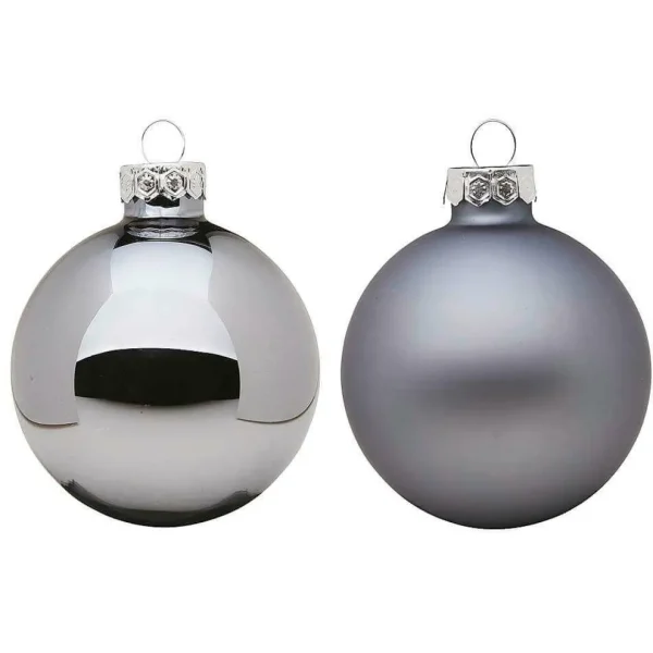 Weihnachtskugeln^DecoWoerner Weihnachtskugel Aus Glas 6 Cm, Steinblau, 10 Stück mehrfarbig