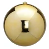 Weihnachtskugeln^DecoWoerner Weihnachtskugel Aus Kunststoff 25 Cm Ø gold