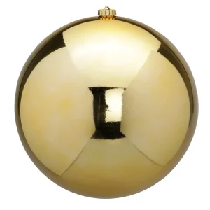 Weihnachtskugeln^DecoWoerner Weihnachtskugel Aus Kunststoff 25 Cm Ø gold