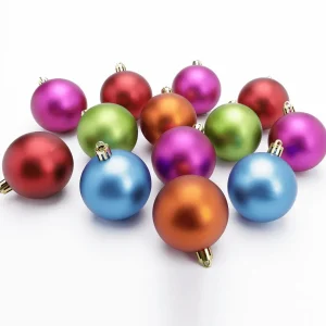 Weihnachtskugeln^DecoWoerner Weihnachtskugel Aus Kunststoff Bunt Gemischt mehrfarbig