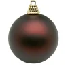 Weihnachtskugeln^DecoWoerner Weihnachtskugel Matt, 6cm-24Stück braun