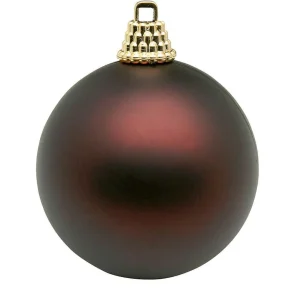 Weihnachtskugeln^DecoWoerner Weihnachtskugel Matt, 6cm-24Stück braun