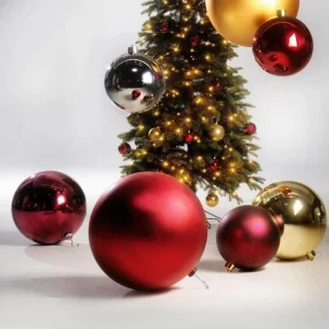 Xxl Weihnachtsdeko | Weihnachtskugeln^DecoWoerner Weihnachtskugel XXL Glänzend, 50 Cm gold