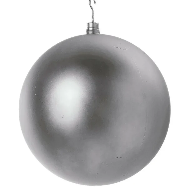 Xxl Weihnachtsdeko | Weihnachtskugeln^DecoWoerner Weihnachtskugel XXL Matt, 50 Cm silber