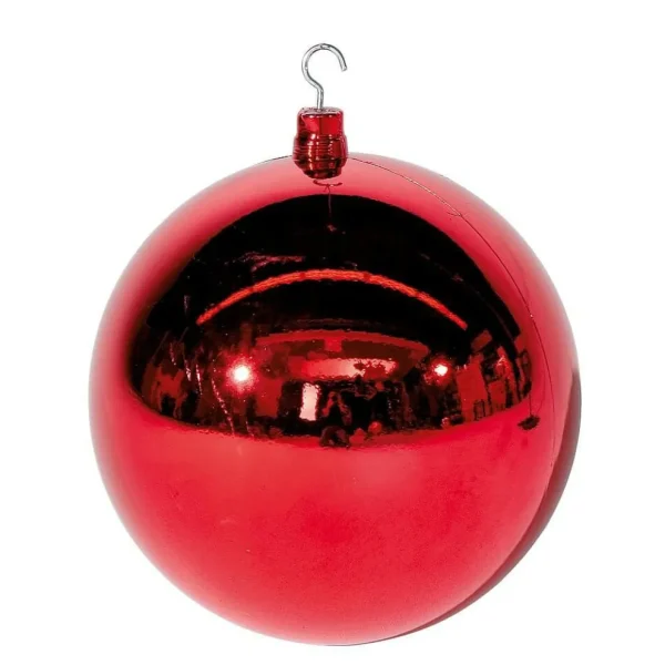 Xxl Weihnachtsdeko | Weihnachtskugeln^DecoWoerner Weihnachtskugel XXL Glänzend, 40 Cm rot