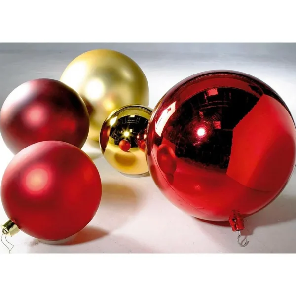 Xxl Weihnachtsdeko | Weihnachtskugeln^DecoWoerner Weihnachtskugel XXL Glänzend, 40 Cm rot