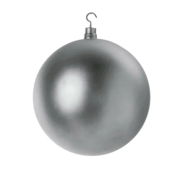 Weihnachtskugeln^DecoWoerner Weihnachtskugel XXL Matt, 30 Cm silber