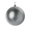 Xxl Weihnachtsdeko | Weihnachtskugeln^DecoWoerner Weihnachtskugel XXL Matt, 40 Cm silber