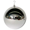 Xxl Weihnachtsdeko | Weihnachtskugeln^DecoWoerner Weihnachtskugel XXL Glänzend, 50 Cm silber