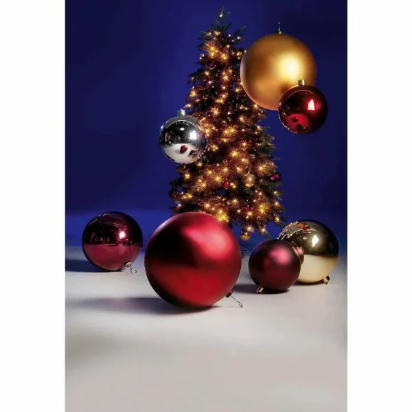 Xxl Weihnachtsdeko | Weihnachtskugeln^DecoWoerner Weihnachtskugel XXL Matt, 40 Cm silber
