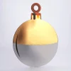Xxl Weihnachtsdeko^DecoWoerner Weihnachtskugel-Display 51 X 67 Cm Gold weiß