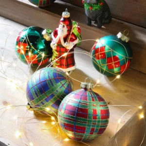 Weihnachtskugeln^DecoWoerner Weihnachtskugelhänger "Weihnachtsmann" 12,5 Cm rot