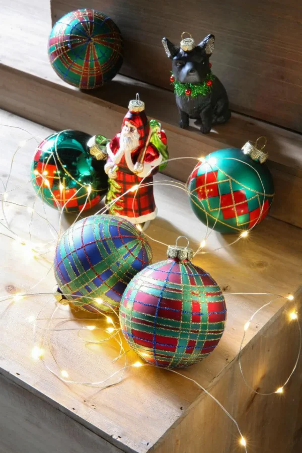 Weihnachtskugeln^DecoWoerner Weihnachtskugelhänger "Weihnachtsmann" 12,5 Cm rot