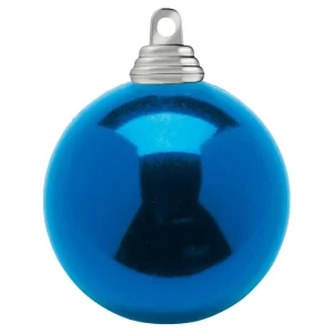 Weihnachtskugeln^DecoWoerner Weihnachtskugeln Aus Schwer Entflammbarem Kunststoff Glänzend blau