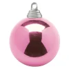 Weihnachtskugeln^DecoWoerner Weihnachtskugeln Aus Schwer Entflammbarem Kunststoff Pink Glänzend rosa