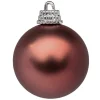 Weihnachtskugeln^DecoWoerner Weihnachtskugeln Matt, Pack à 24 Stück violett