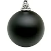 Weihnachtskugeln^DecoWoerner Weihnachtskugeln Matt, 6cm - 24Stück schwarz