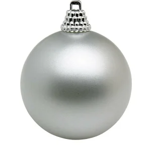 Weihnachtskugeln^DecoWoerner Weihnachtskugeln Matt, 6 Cm Ø – 24 Stück silber