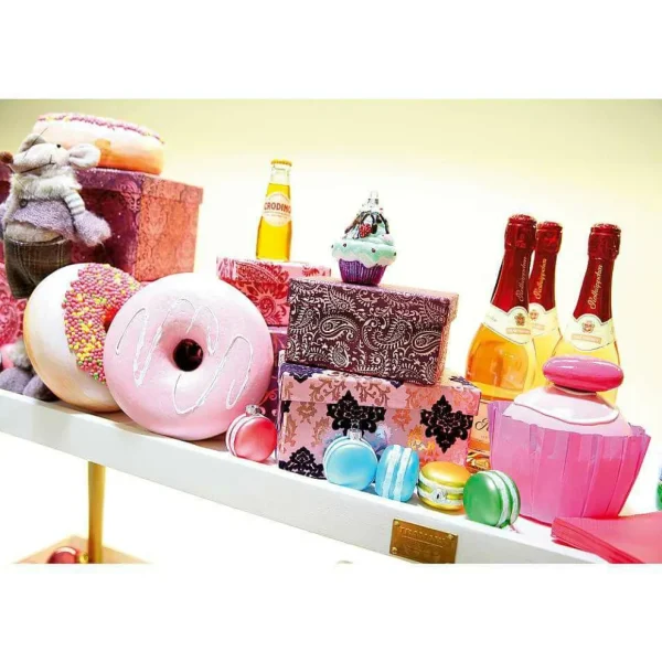 Weihnachtskugeln^DecoWoerner Weihnachtskugeln-Set Macarons, 4 Stück mehrfarbig