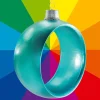 Xxl Weihnachtsdeko^DecoWoerner Weihnachtskugel-Ring 110 Cm, Wunschfarbe