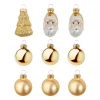 Weihnachtskugeln^DecoWoerner Weihnachtskugel-Set Aus Glas 9 Stück In Der Box gold