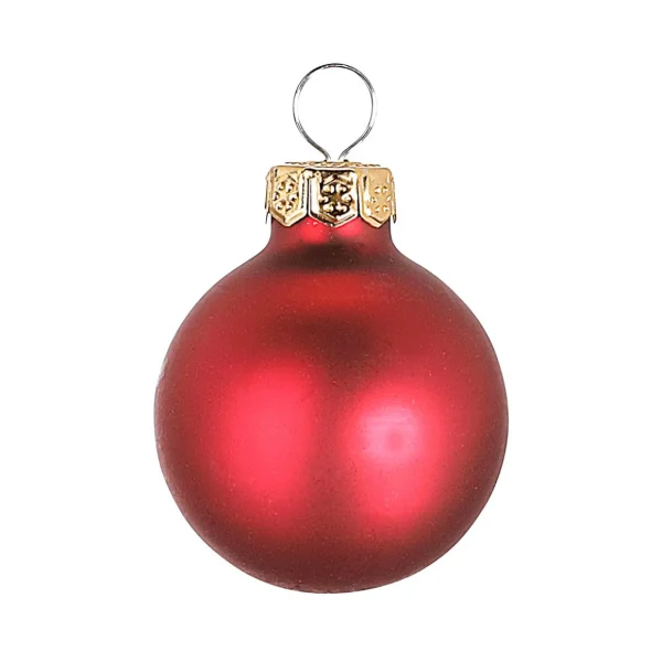 Weihnachtskugeln^DecoWoerner Weihnachtskugel-Set Aus Glas 9 Stück In Der Box rot