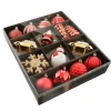 Weihnachtskugeln^DecoWoerner Weihnachtskugel-Set 25 Stück 8 Cm Ø rot