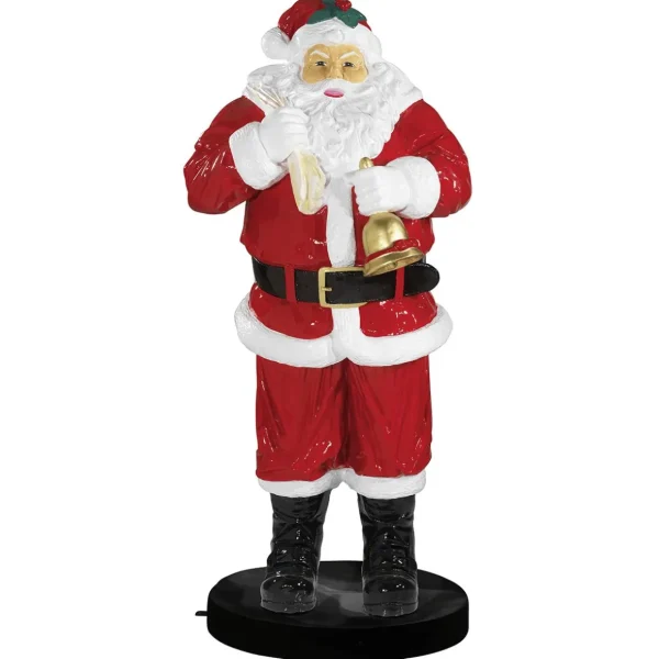 Xxl Weihnachtsdeko^DecoWoerner Weihnachtsmann Aus Fiberglas 180 Cm rot