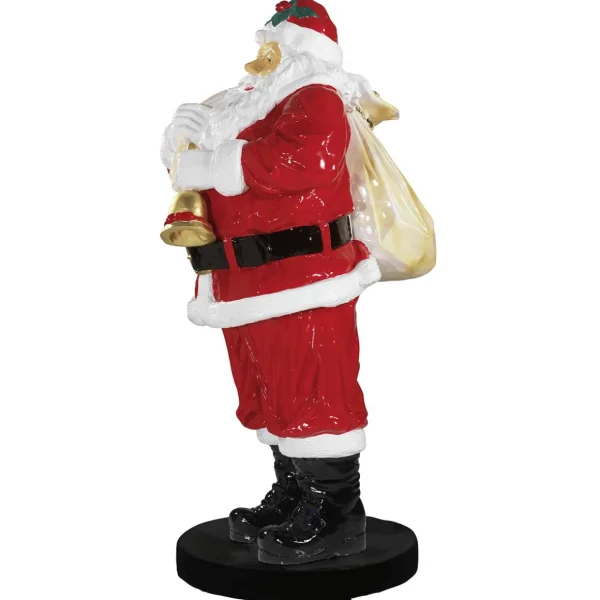 Xxl Weihnachtsdeko^DecoWoerner Weihnachtsmann Aus Fiberglas 180 Cm rot