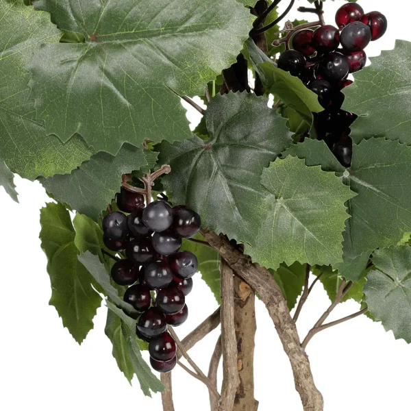 Herbstdeko | Grünpflanzen^DecoWoerner Weinrebenpflanze Im Topf Mit Trauben 90 Cm grün