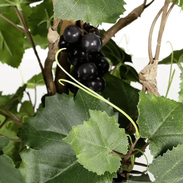 Herbstdeko | Grünpflanzen^DecoWoerner Weinrebenpflanze Im Topf Mit Trauben 90 Cm grün
