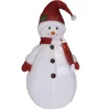Winterdeko | Weihnachtsfiguren^DecoWoerner XL Schneeman Aus Polyester 120 Cm weiß