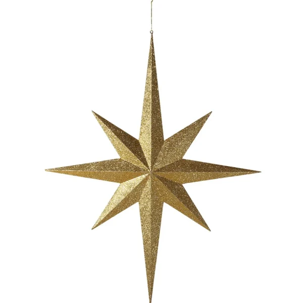 Xxl Weihnachtsdeko | Weihnachtssterne^DecoWoerner XXL Deko Stern 100 Cm gold